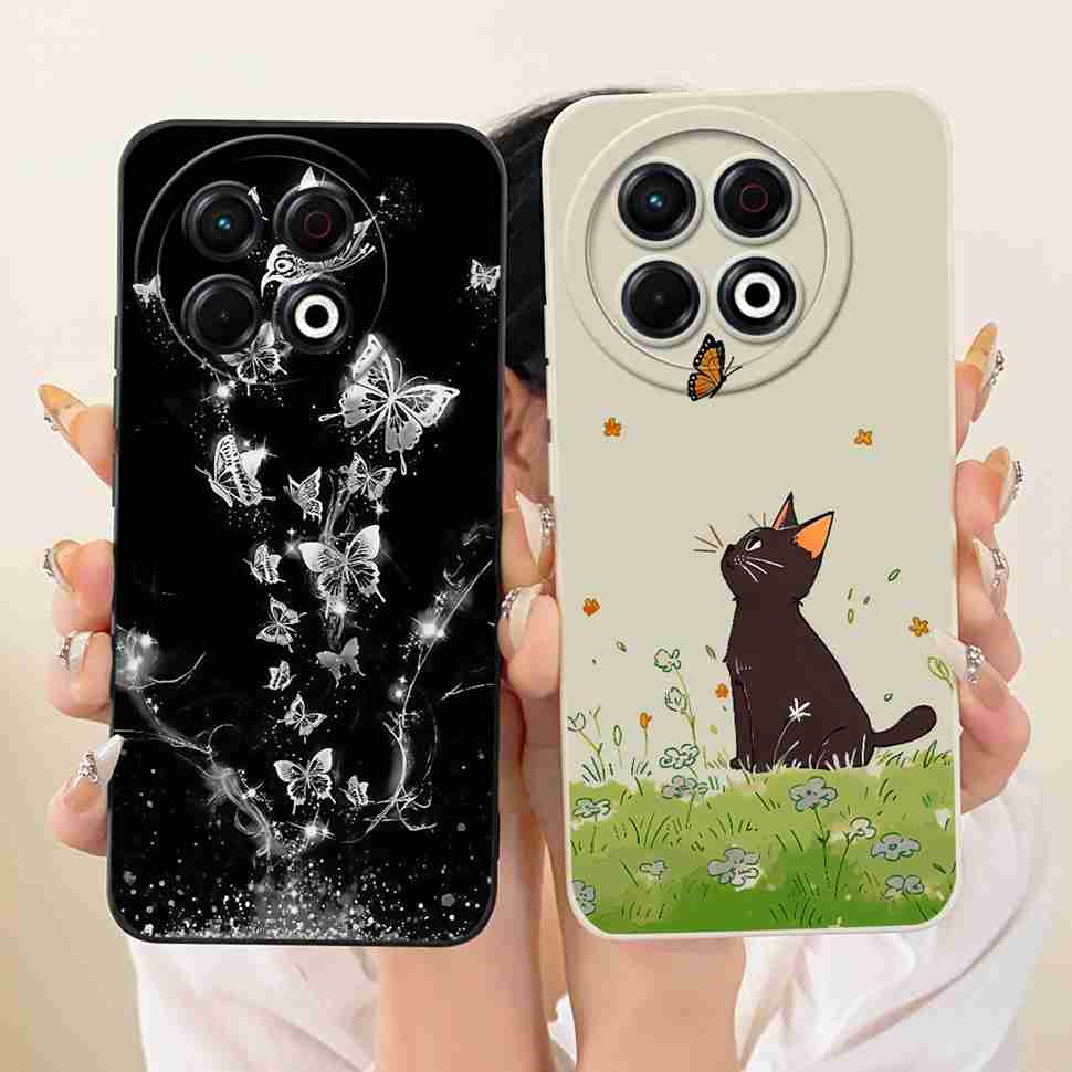 For Tecno Spark 30 Pro 4G KL7 Case Butterfly Dragon Soft Silicone Cover For Tecno Spark30 Spark 30 Pro Shockproof Phone Cases
