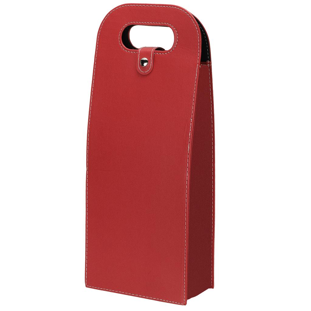 1/2pcs Wine Gift Bag Reusable Leather Wine Tote Carrier Double Layer Champagne Beer Gift Bags Carrier for Birthday Bridal Shower