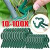 10-100Pcs Plant Fixed Clips Reusable Garden Greenhouse Clamp Bracket for Fixed Plants Vine Flower Seedling Stem Support Tools