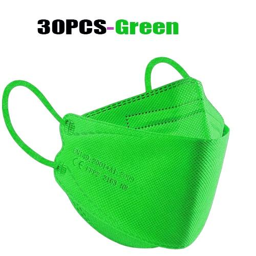 FFP2 Colorful Face Mask Mascarillas Anti-fog Dust Respirator Breathable KN95 Adult Masks