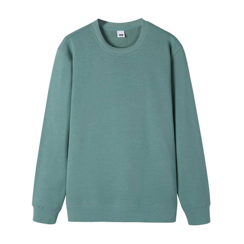 Damen Weißes Pullover-Sweatshirt im koreanischen Stil mit Rundhalsausschnitt - Reine Baumwolle, Trendig für Frühling/Herbst 2024