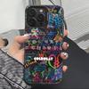 Band C-Coldplay cool Phone Case For iPhone 17,16,15,14,13,12,11 Plus,Pro Max,XS,Colored Silver Plated Inside Cover