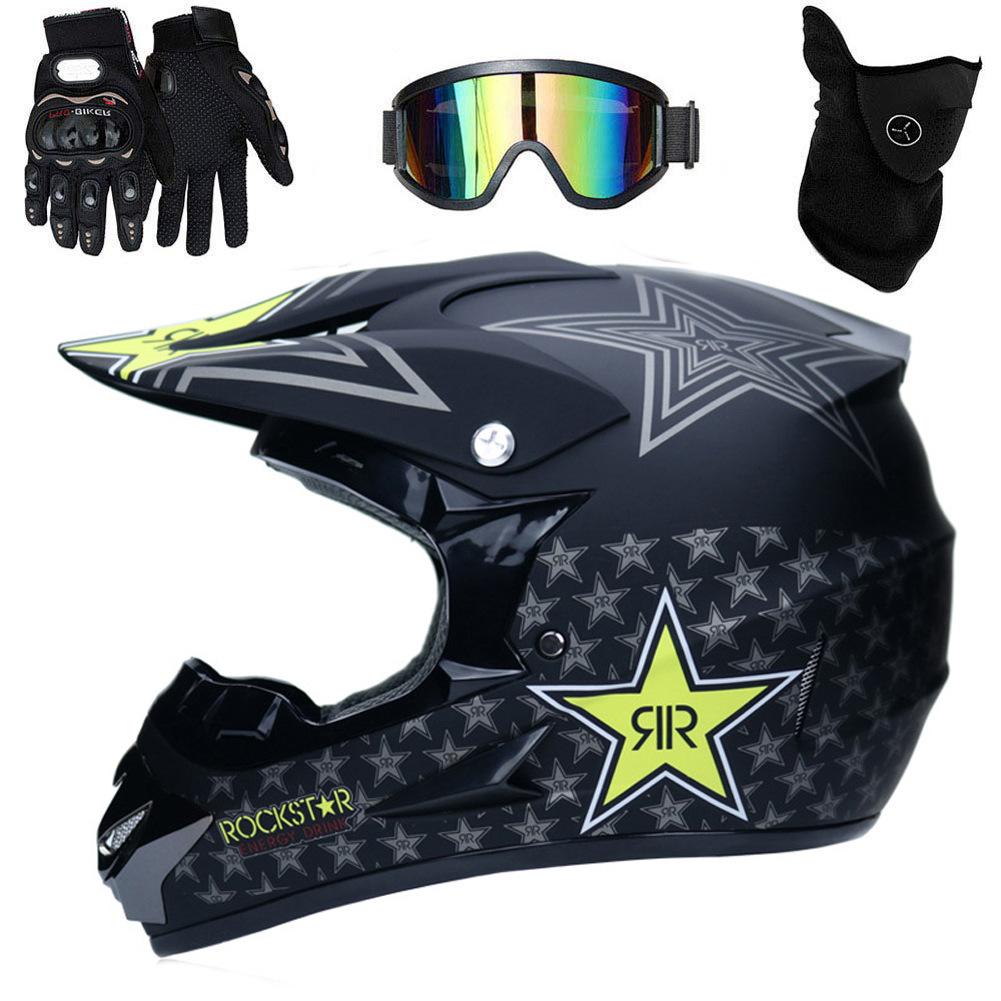 

Motorcycle rally off-road helmet, mountain bike racing downhill full-face helmet for men and women, suitable for all seasons, summer, comes with a XL