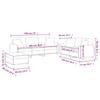 3 Piece Sofa Set with Cushions Light Grey Fabric