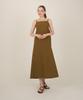 THE-ABON Women'S Cotton Beach Dress Khaki