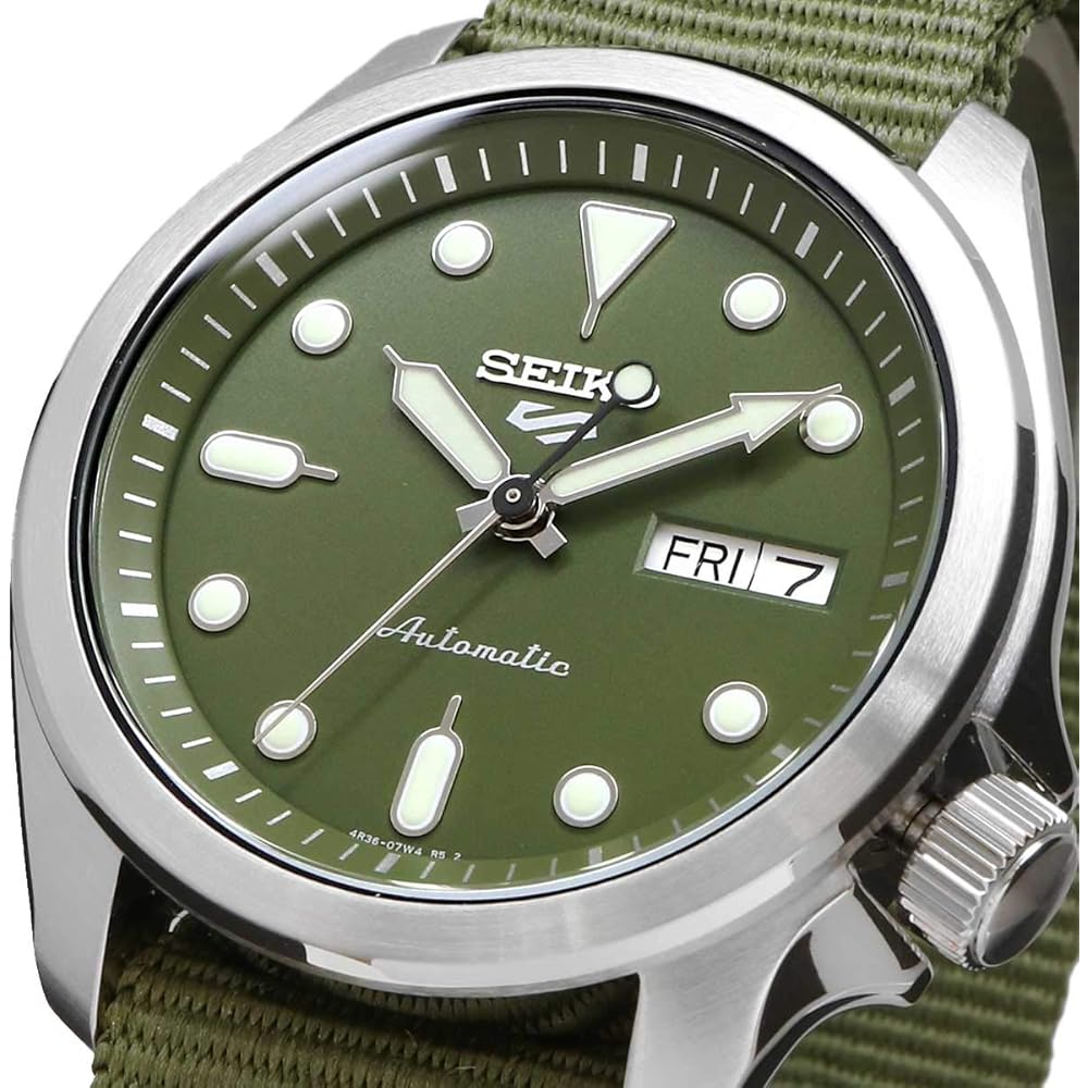 Seiko 5 Sports Automatic Mechanical Watch Men's Green Limited Edition SRPE65K1