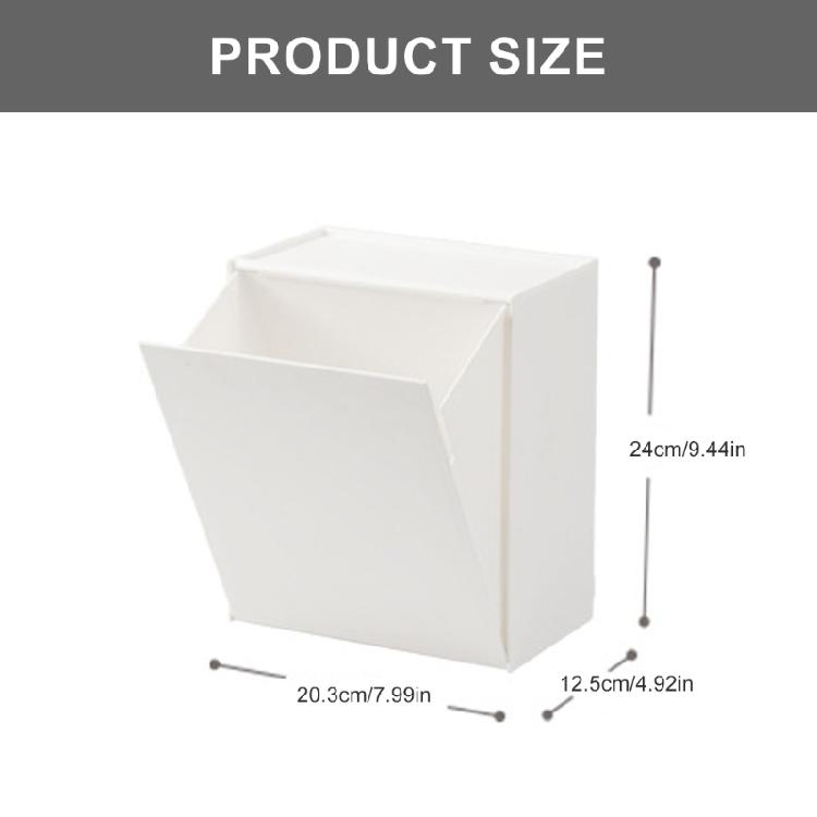 Robust Plastmaterial Väggmonterad Förvaringslåda med Stor Kapacitet Bekväm för Badrumstillbehör
