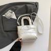 Women's Bucket Bag Simple and Lightweight Down and Cotton Jacket Casual and Fashionable Versatile Hand-held Crossbody Bag
