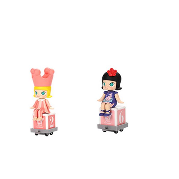 POP MART Molly Happy Train Big Party Collection Mystery Boxes, Single Mystery Box