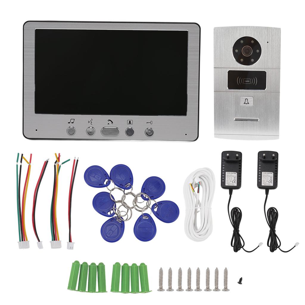 Video Door Phone Doorbell Multifunctional Wireless Smart Video Intercom System for Home