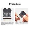 B03B-BBX1-8S 1-8S 2IN1 Lipo Battery Voltage Tester/Low Voltage Buzzer Alarm/Battery Voltage Checker Dual Speaker