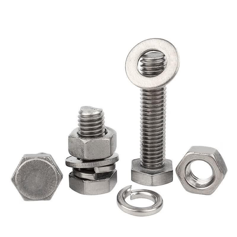 Fei Luan Hex Head Pure Titanium Bolt and Nut Set