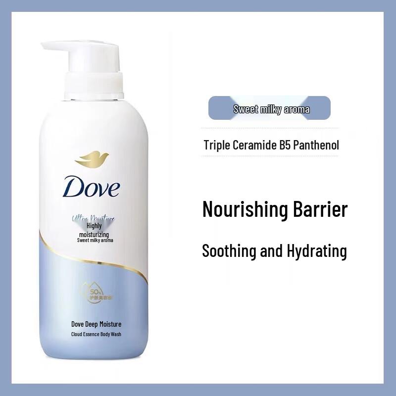 DOVE Sweet Milk Scent Moisturizing Shower Milk Set