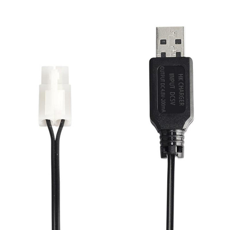 4.8V 200mA USB Charger With KET-2P Connector Plug NiMH NiCD RC Model Battery Pack RC Toys Battery Charger