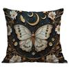New Imitation 3d Butterfly Printed Pillowcase Retro Home Sofa Cushion Pillowcase Decoration