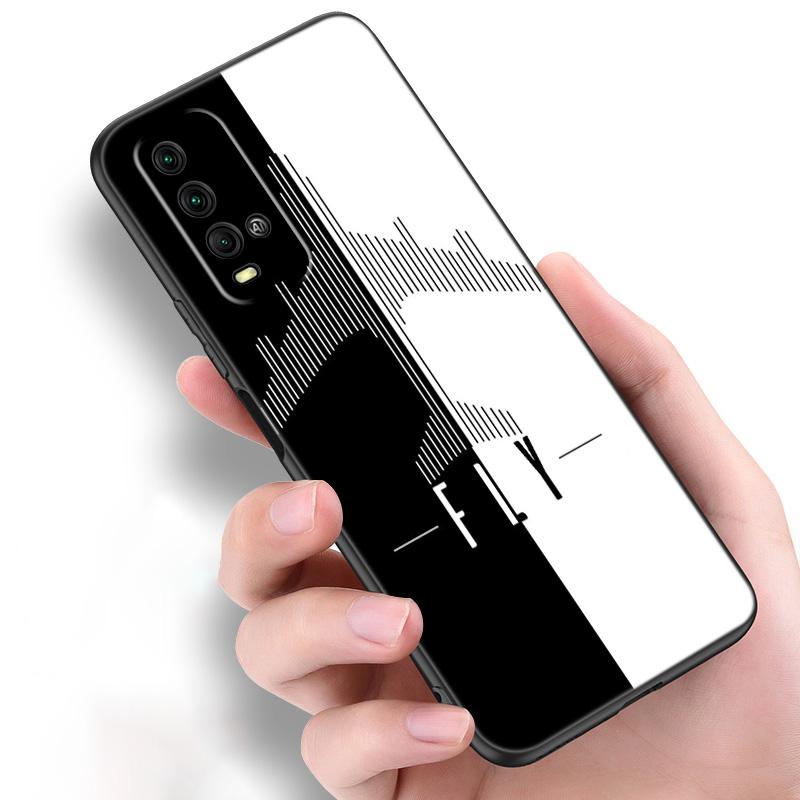 Aircraft Airplane Fly Silicone Phone Case For Xiaomi Redmi Note 11 10 9 8 Pro 11T 10T 10S 9S 8T 9 9A 9C 9T Black Soft Cover