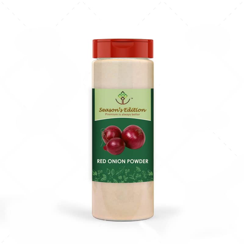 

Season s Edition Red Onion Powder 100 gm | Pure & Natural Dehydrated Red Pyaz Powder | Ideal for Cooking, Seasoning & Spices | No Additives, Read