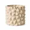Modern, Minimalist, Stone-effect Beige Plant Pot