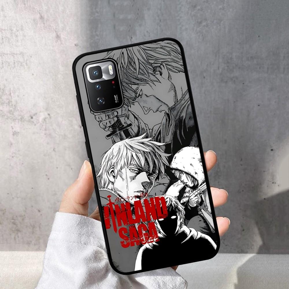 V-Vinland Saga Anime Phone Case For Redmi Note 4 X 5 A 6 7 8 T 9 9S 10 11 11S 11Epro Poco M3 Pro