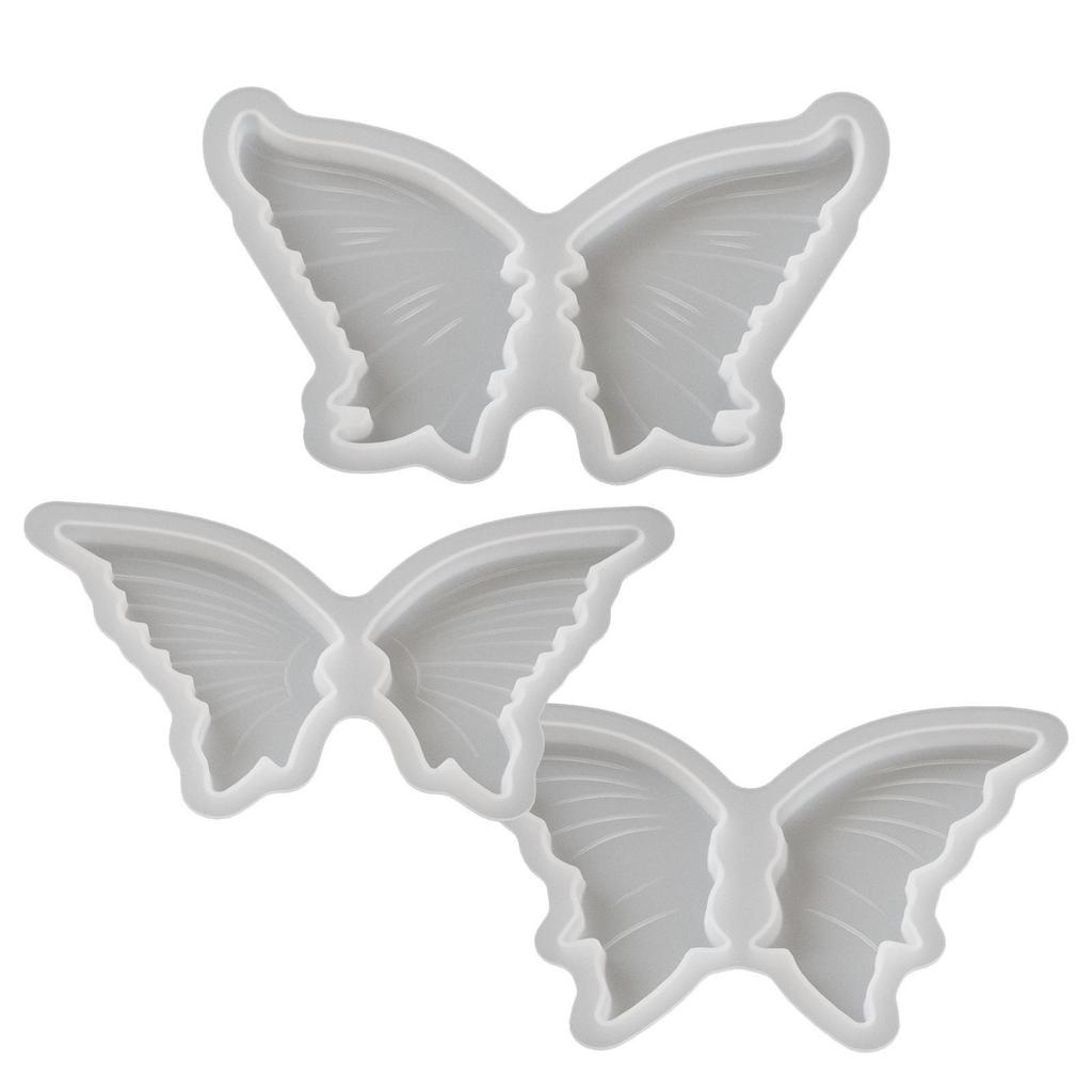 Poppy Crystal Resin Butterfly Wing Pendant Silicone Mold for DIY Aroma Stone Ornaments