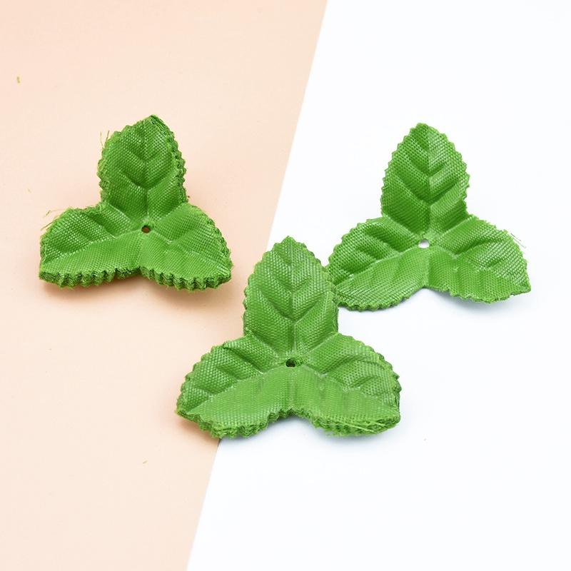 

200 шт. Шелковые листья розы Декоративные цветы Венки Свадьба Украшение дома Аксессуары DIY Подарочная коробка Искусственный лист Искусственные растения