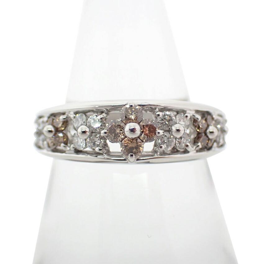 

[Б/у] Каблучка з діамантом Pt900/№. 11/g443-80