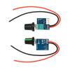 DC 1V-11V PWM Hastighedsregulator Blæserhastighedsregulator 1-leder Computer Temperaturstyringskontakt til PC CPU Kølerblæser Manuel Stop