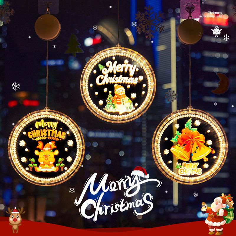 Christmas Decorations Scene Layout Store Shop Creative Small Hangings Window Christmas Tree Pendants Atmosphere Decoration