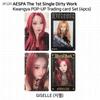 aespa 1º Álbum Single Dirty Work MD Oficial Cartão Colecionável Fotocard KPOP K-POP