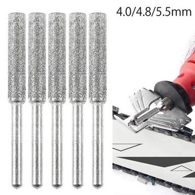 Schleifkopf für Kettensägenschärfer, konkaver Jadestein, 4,0–5,5 mm, 5 Stück