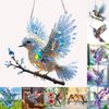 Niedliche Vogel Acryl Wanddekoration für Wohnzimmer und Garten Festliche Deko Geschenk