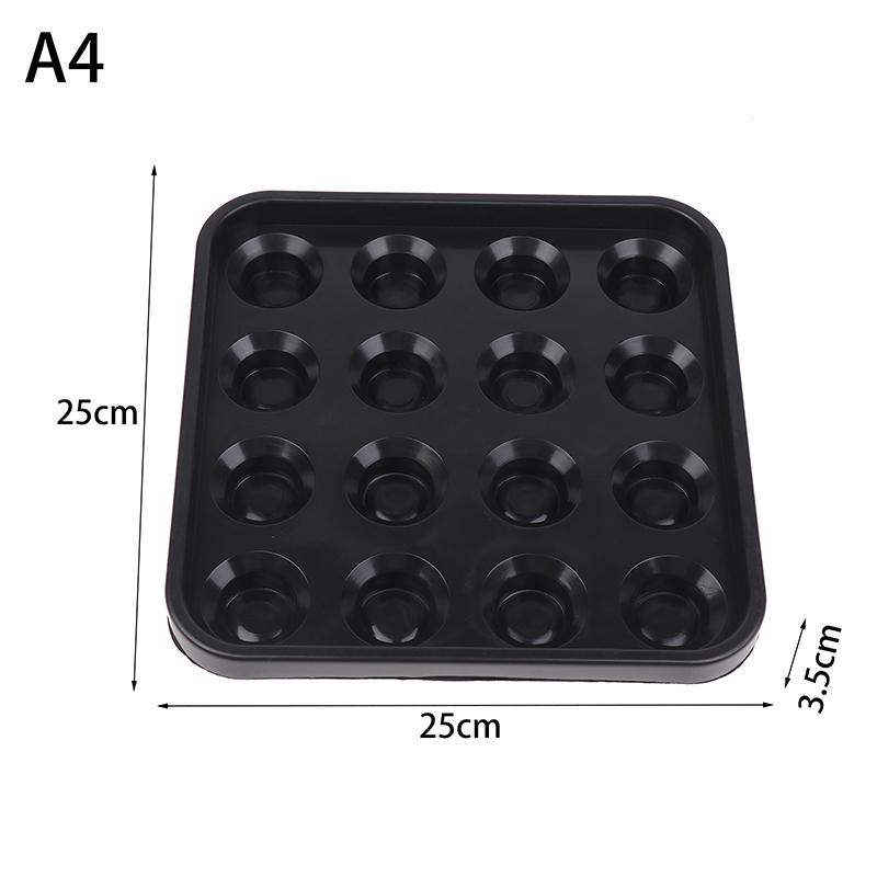 16/22 Grids Billiards Tray Portable Billiard Balls Tray For Pool Halls For Billiards Parlor Billiard Ball Storage Organizer