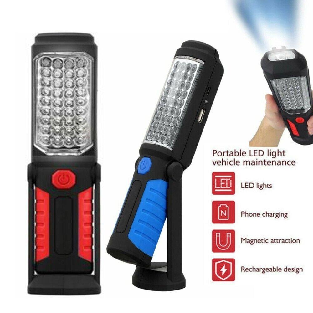 

Супер яркий COB светодиодный беспроводной инспекционный фонарь ручной фонарь магнитный рабочий фонарь 36 + 5 светодиодов