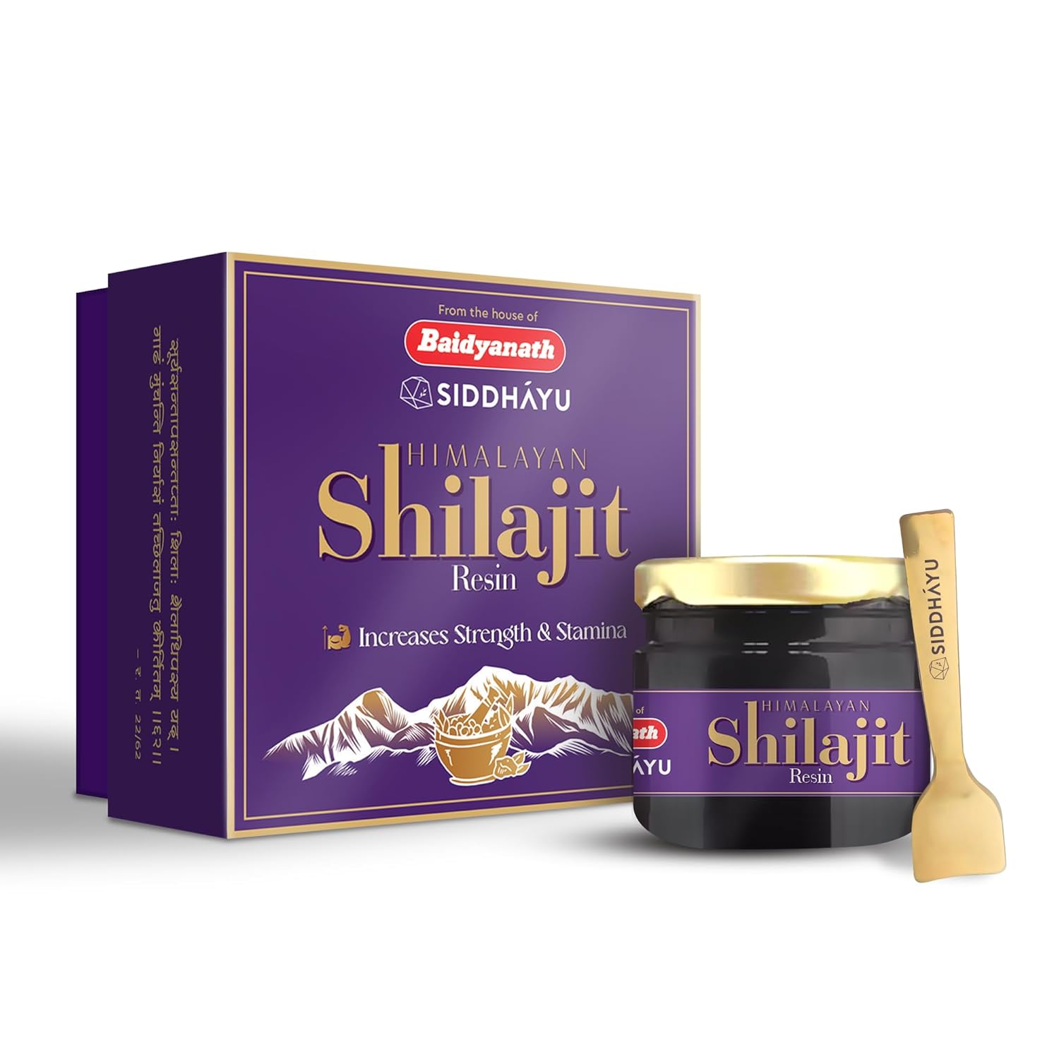 

Baidyanath Asli Ayurved Himalayan Shilajit Resin 20Gm Pack Of 1 For Energy Stamina Performance