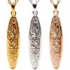 [Jurais] Hawaiian Jewelry Surfboard Necklace for Women and Men - Birthday Gift, Anniversary Gift, Yellow Gold