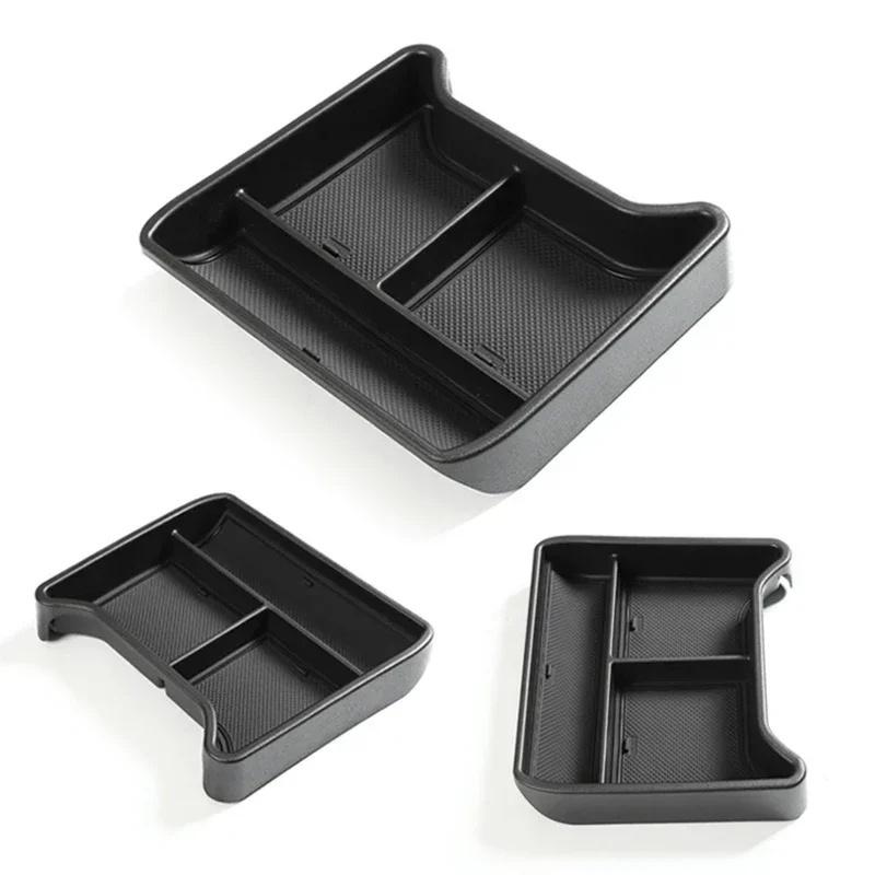 Contenedor Inferior de Almacenamiento para Reposabrazos de Consola de Coche Modificación para Volkswagen VW ID.4 ID4 ID 4 CROZZ Accesorios de Interior de Automóvil