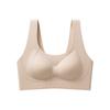 Liquid foundation seamless smooth sports fixed cup vest gathering adjustment bra plastic chest bearing capacity bra