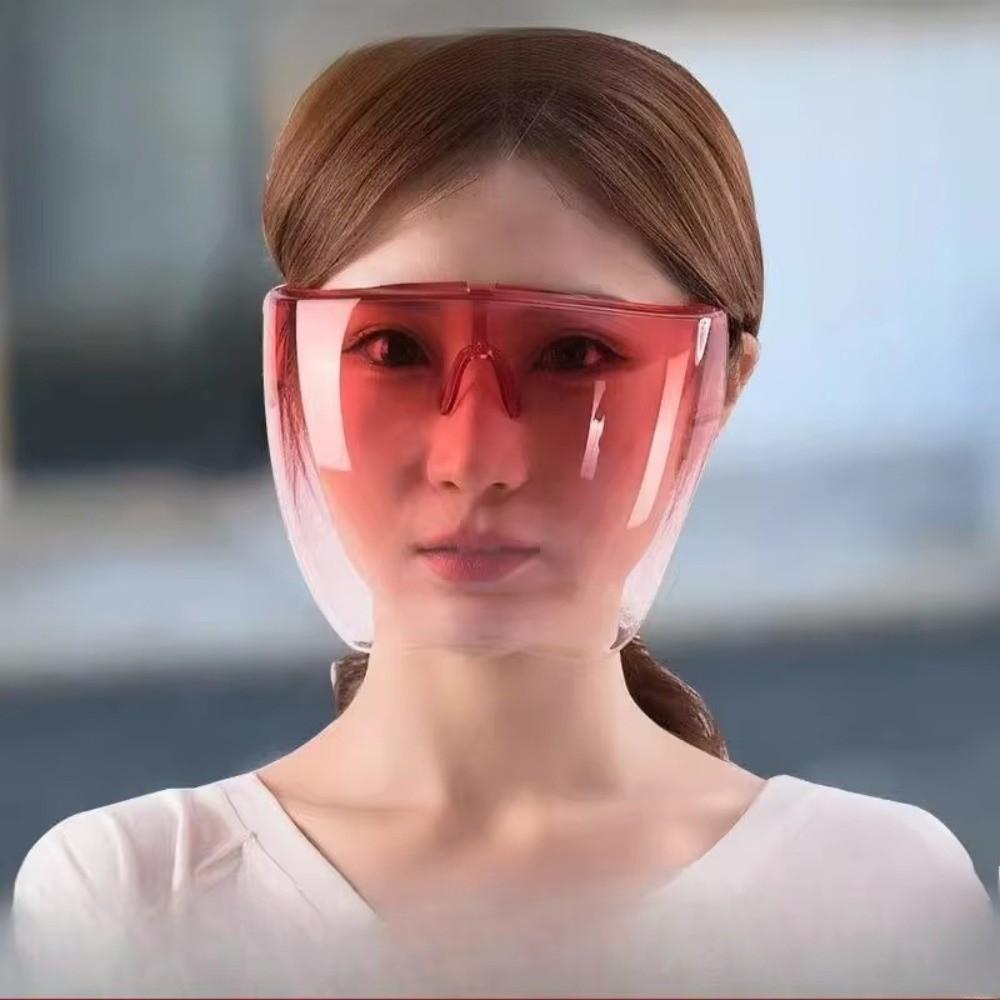 Transparent Protective Face Cover Anti Fog Transparency Goggles New Full Face Mask  Outdoor