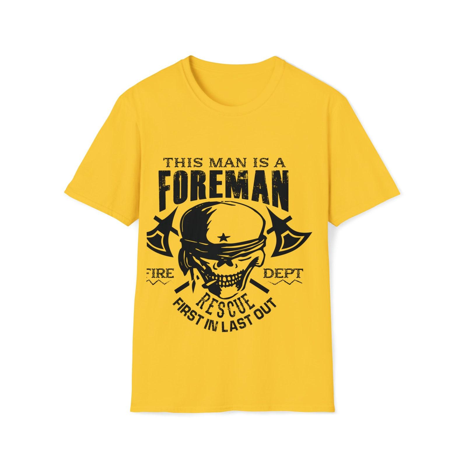 Foreman, fireman T-Shirt 4XL