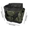 Heavy Duty Fabric Tool Storage Bag With Reinforced Plastic Base & Handle For Garden Home Repair Tool Box Holder