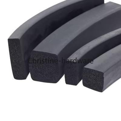 Breite 5mm bis 15mm EPDM-Gummi Schaumstoff Dichtungsstreifen Flach Quadratisch Streifen Verteilerschrank Gehäuse EPDM Schwamm Dichtungsstreifen