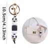WTEMPO Creative Ball-printed Silicone Keychain Pendants DIY Beaded Keychains Car Key Door Key Bags Decor Accessories Ball Games Commemorative Gifts