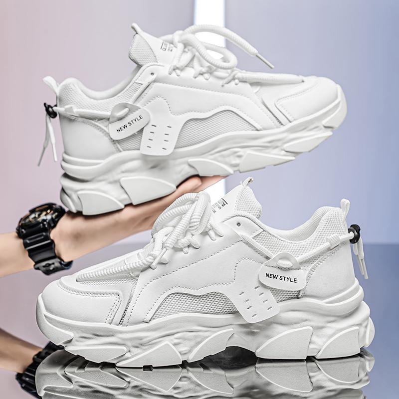 

Мужская обувь Дышащая Толстая подошва Повседневные кроссовки Для улицы Бег Четыре сезона Новые Теннисные Мужские Мягкая подошва Комфорт Мужские Кроссовки 39