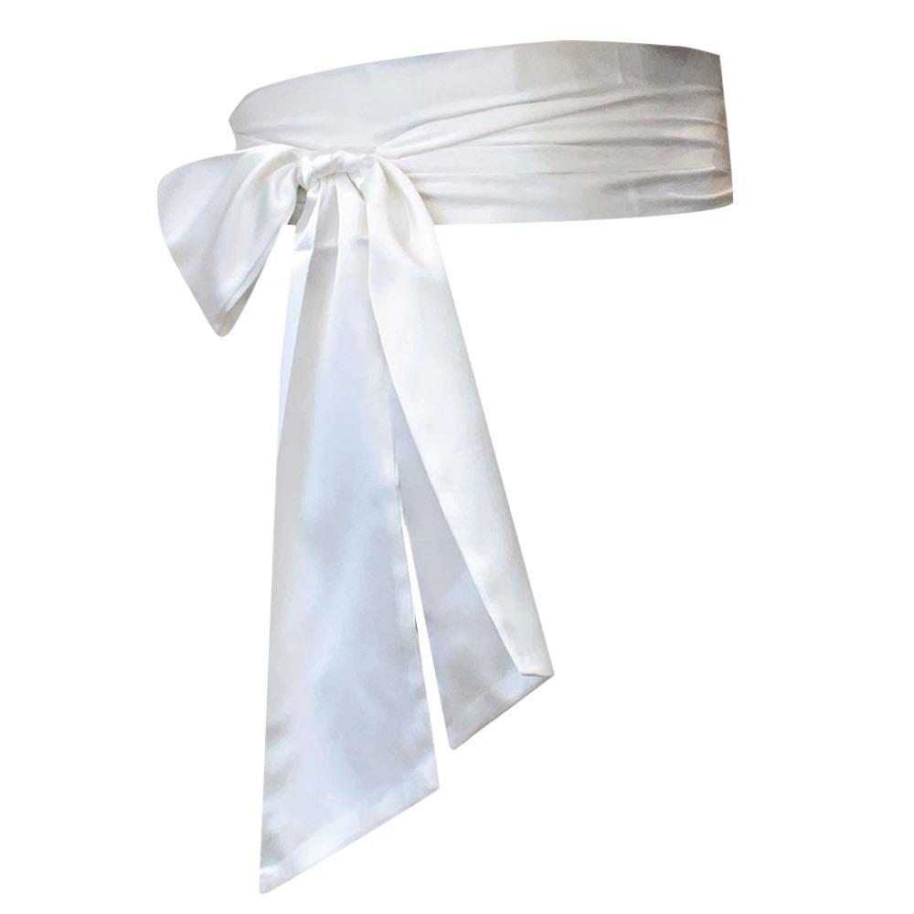 Ozdobná mašličková látka Stuha Cummerbunds Šněrování Pásek pro ženy Lady Girl Svatební