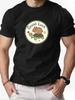 Herren Baumwoll T-Shirt Viel Glück Sommer Rundhals Kurzarm Grafik Atmungsaktiv Mode Lässiges T-Shirt