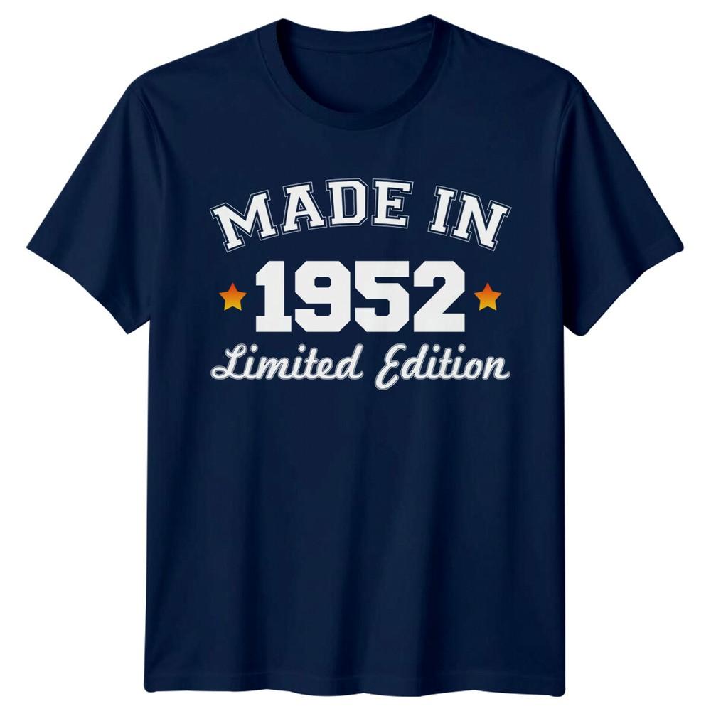 Gemaakt In 1952 Unisex T-shirt 74e Verjaardagscadeau Beperkte Editie