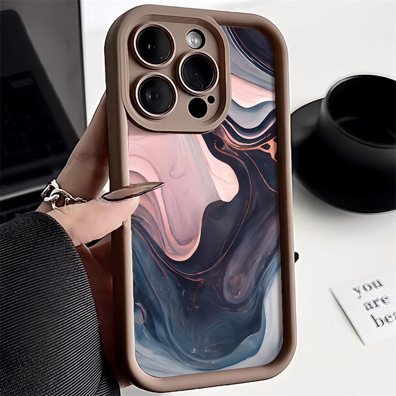 Silicon Marble Stone Case For Samsung A55 5G A54 A35 A15 A34 A33 A14 A13 A12 A32 A53 A52 A52s S24 Ultra S23 S22 S20 S21 FE Funda