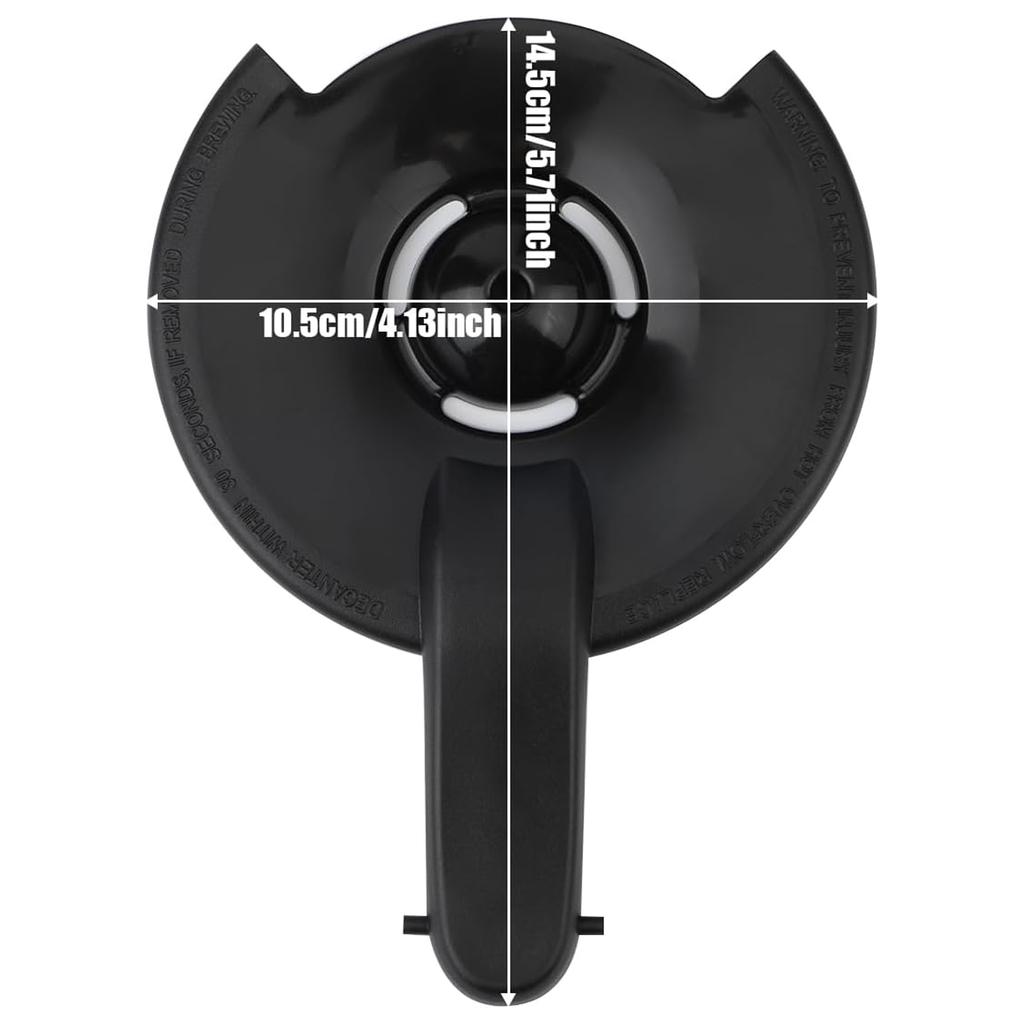 Coffee Pot Lid Replacement Coffee Pot Cover Coffee Kettle Top Replacement Accessories Plastic Texture for Coffee Pots