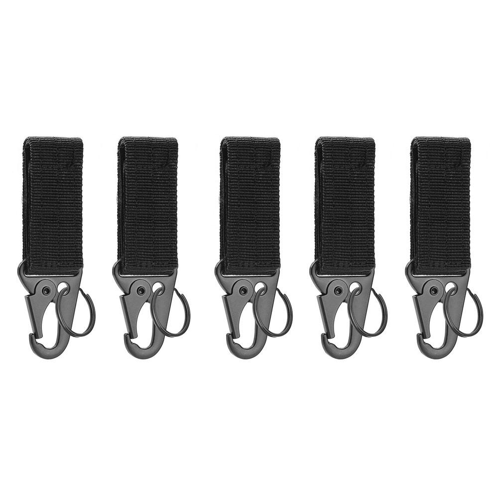 Karabina Yüksek Mukavemetli Naylon anahtar kancası MOLLE Dokuma Toka Asılı Sistemi Kemer Tokası Asılı Kamp Yürüyüş Aksesuarları