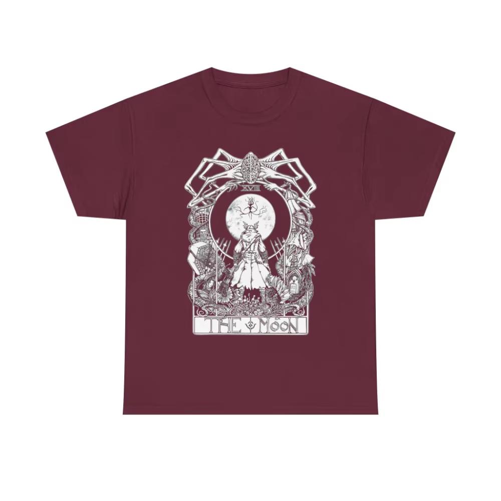 

Game Tee Gamer Top Graphic Clothing Men Women AllSeason Bloodborne Gaming TShirt Yharnam The Hunter Shirt Amygdala Video 4XL